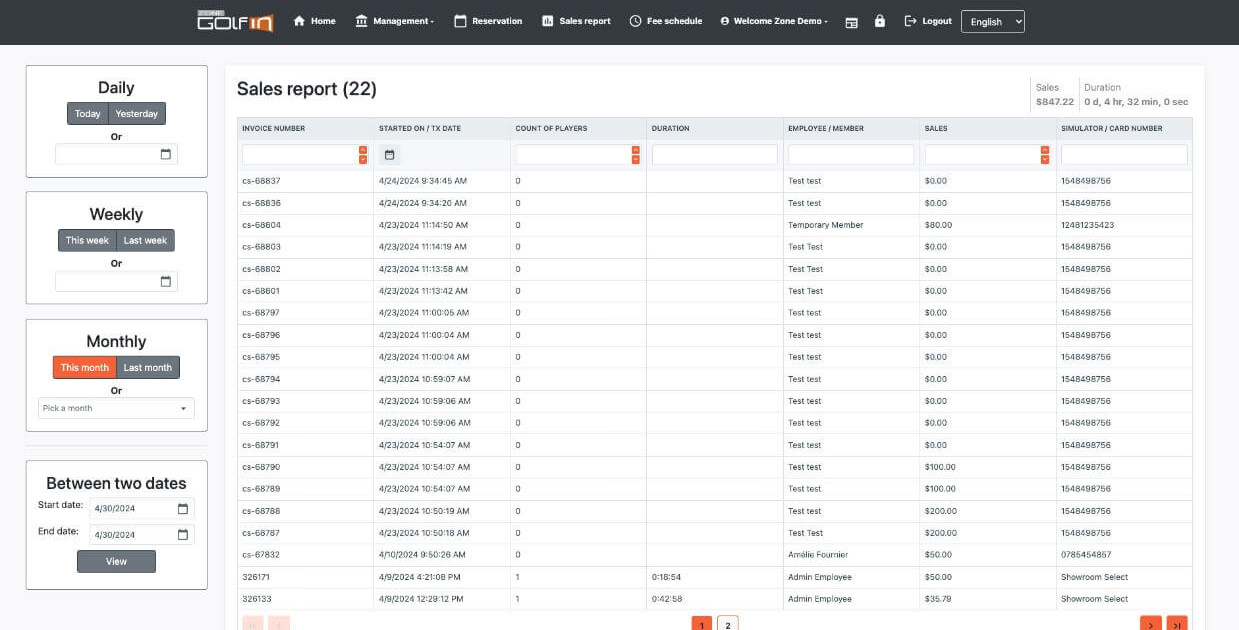 Sales-report